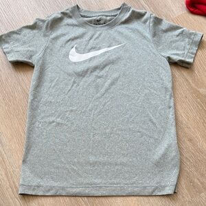Nike Kids Heather Gray Short Sleeve Tee
